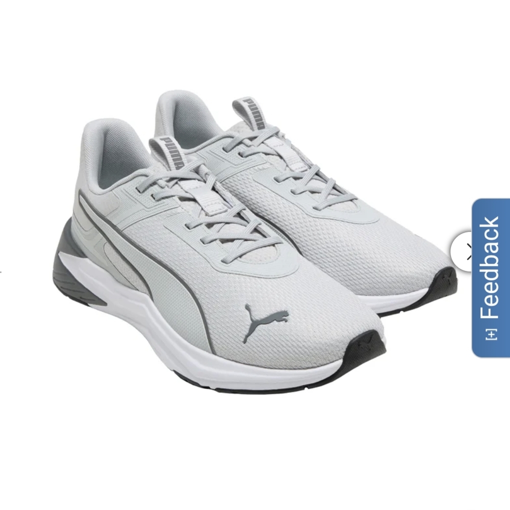 Puma Men's Light Gray Athletic Shoes